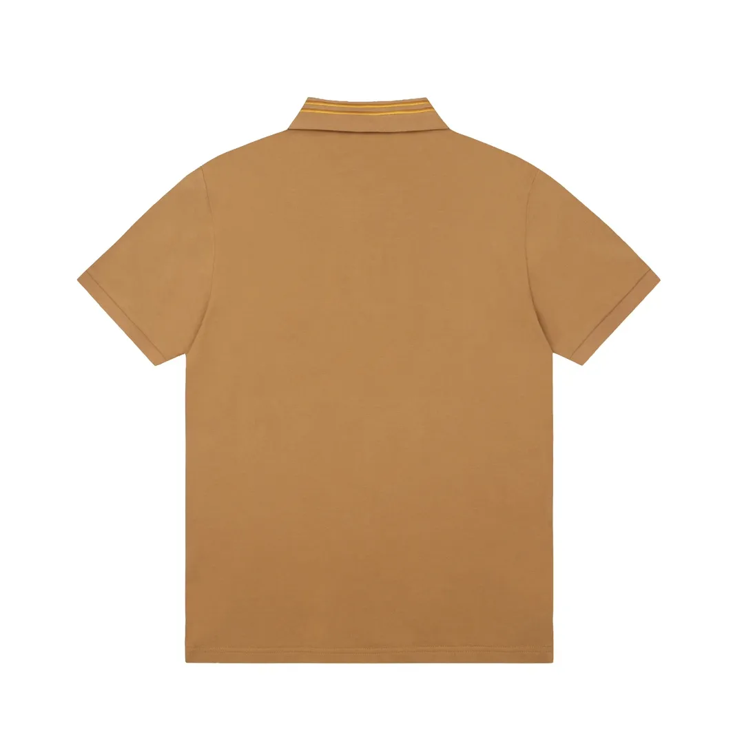 Burberry/ New Arrival Polo ！ ， polo ，Classic ， Versatile ， ， ！， ， Breathable， ， ， ， ， Premium ！M-3XL :Khaki